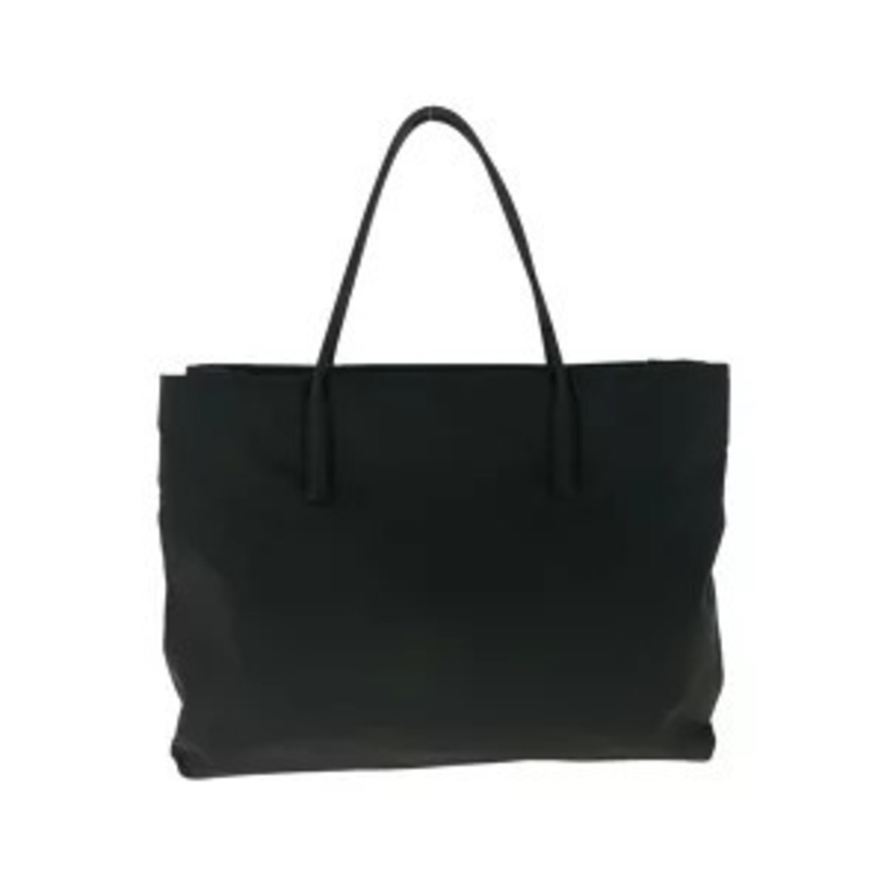 Prada shoulder tote black triangular bag Tessuto plate Black